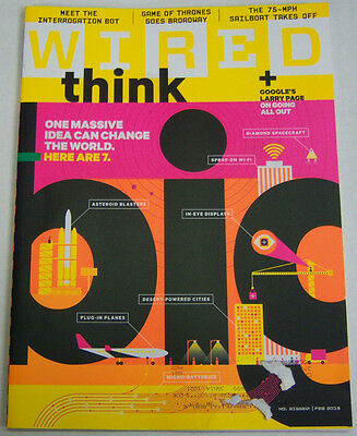 Wired Magazine Google's Larry Page February 2013 032913R