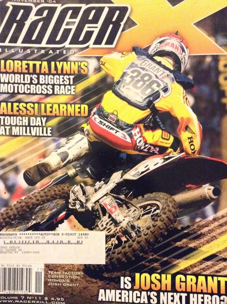 Racer X Magazine Loretta Lynn Alessi Learned November 2004 121818nonrh