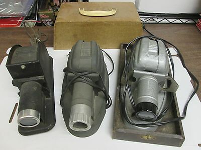 Vintage Projector Lot, Vauaid, Lot of 3 Projectors