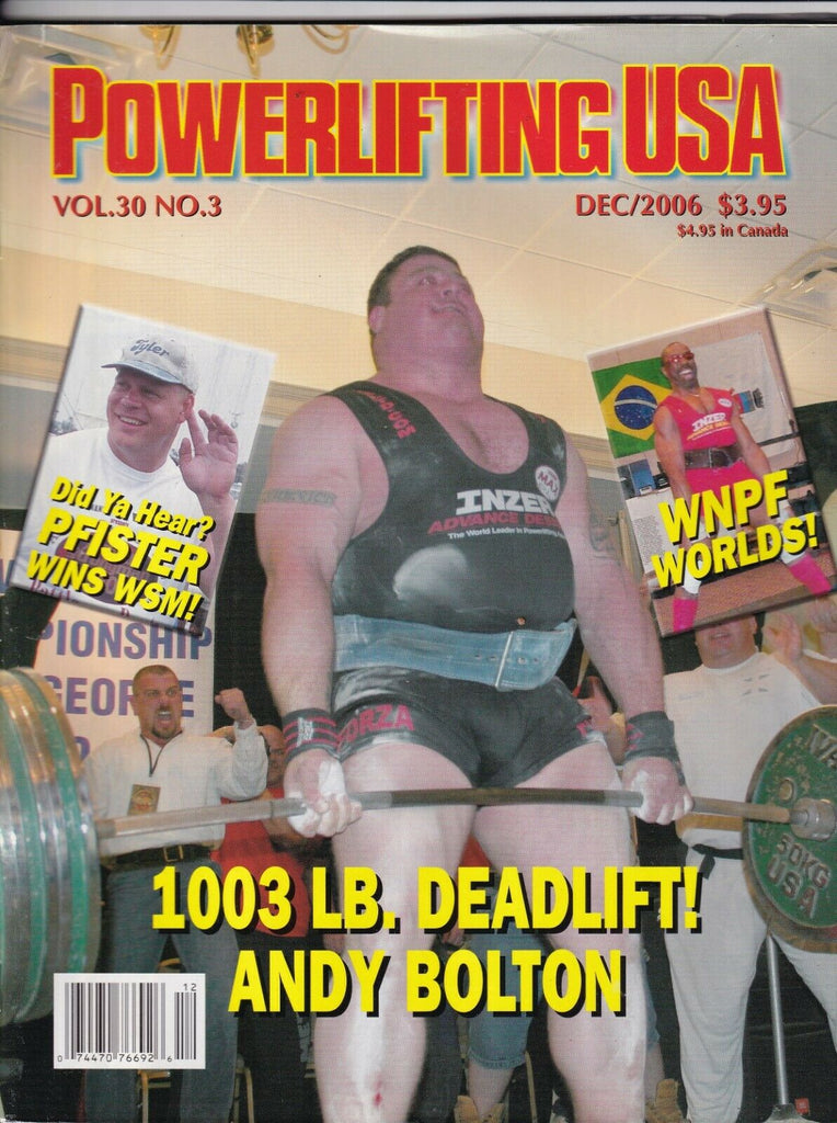 Powerlifting USA Mag Andy Bolton Deadlift Pfister December 2006 080719nonr