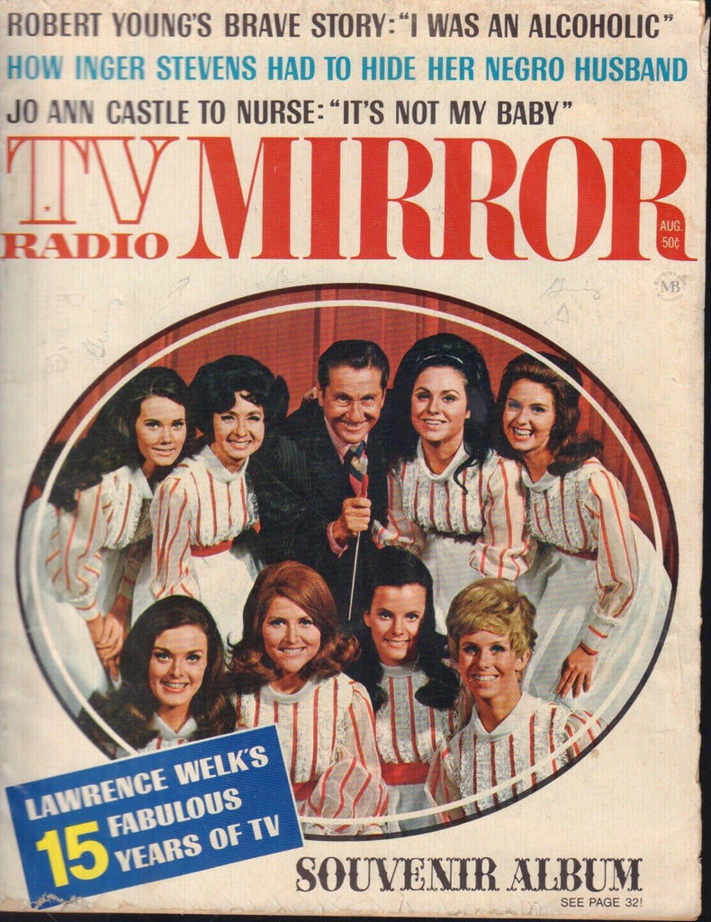 TV Radio Mirror August 1970 Lawrence Welk Robert Young 091018AME