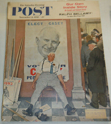 Post Magazine Ralph Bellamy Elect Casey November 1958 010615R2