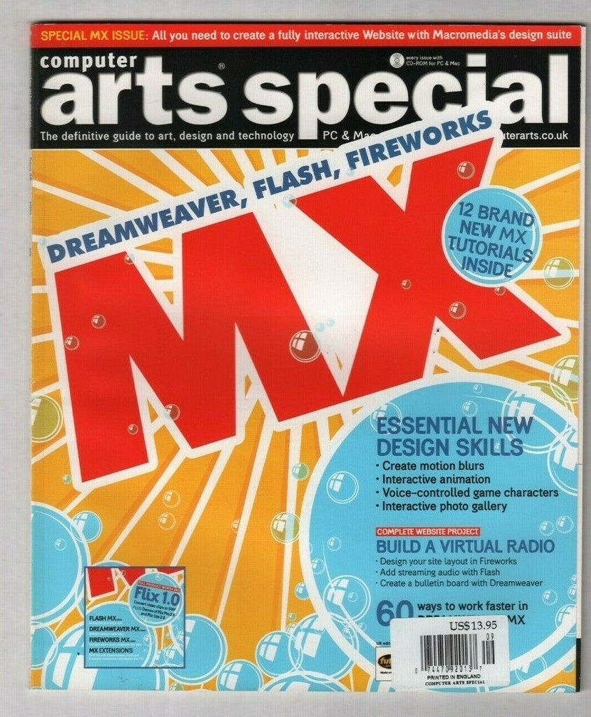 Computer Arts Special UK Mag Dreamweaver , Flash No.36 2002 011520nonr
