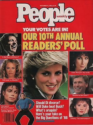 People Weekly September 19 1988 10th Annual Readers Poll VG 012816DBE