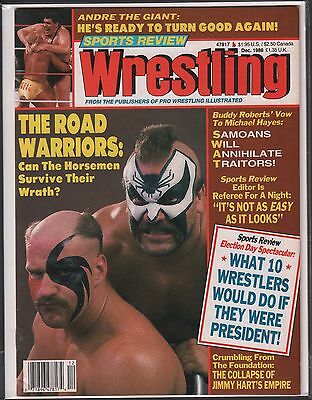 Sports Review Wrestling December 1988 Andre The Giant EX 120715DBE2