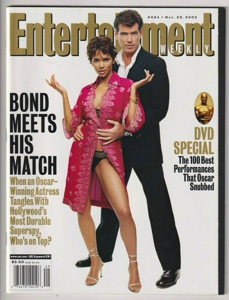 Entertainment Weekly Pierce Brosnian Halle Berry November 29, 2002 102319nonr