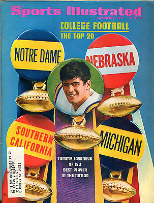 Sports Illustrated Magazine September 13 1971 EX 060716jhe