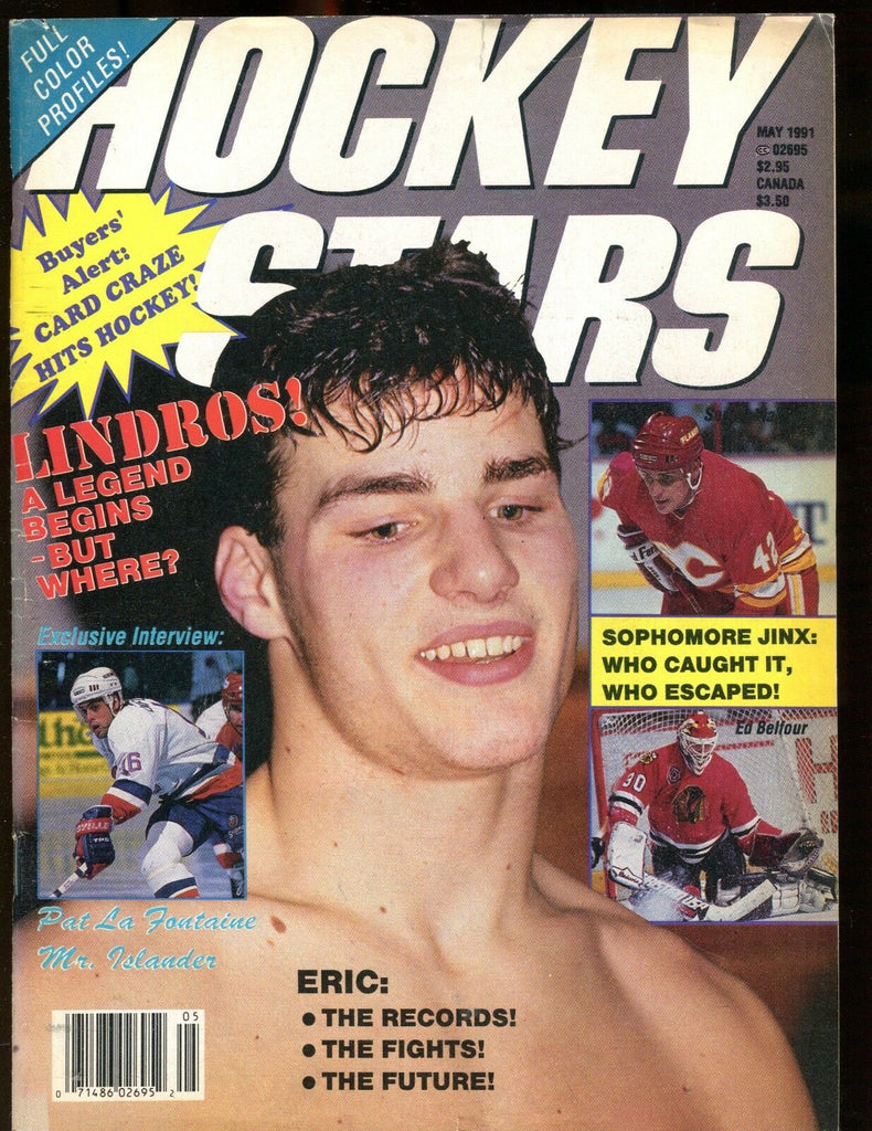 Hockey Stars Magazine May 1991 Eric Lindros EX No ML 012717jhe