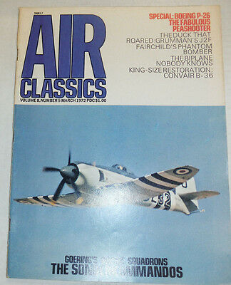 Air Classics Magazine The Sonderkommandos Boeing P-26 March 1972 040915R
