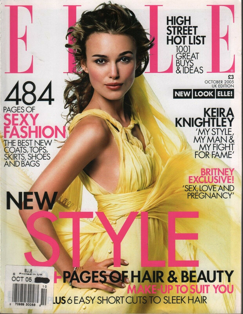 Elle UK Fashion Magazine October 2005 Keira Knightley 102419AME