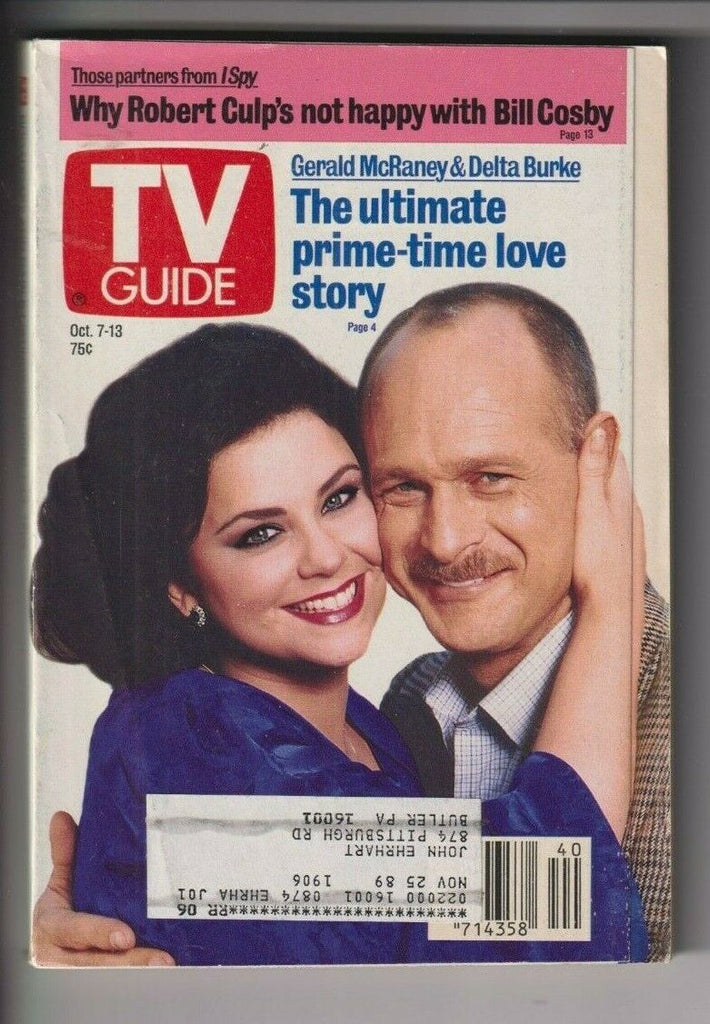 Tv Guide Mag Gerald McRaney Delta Burke October 7-13, 1989 110319nonr