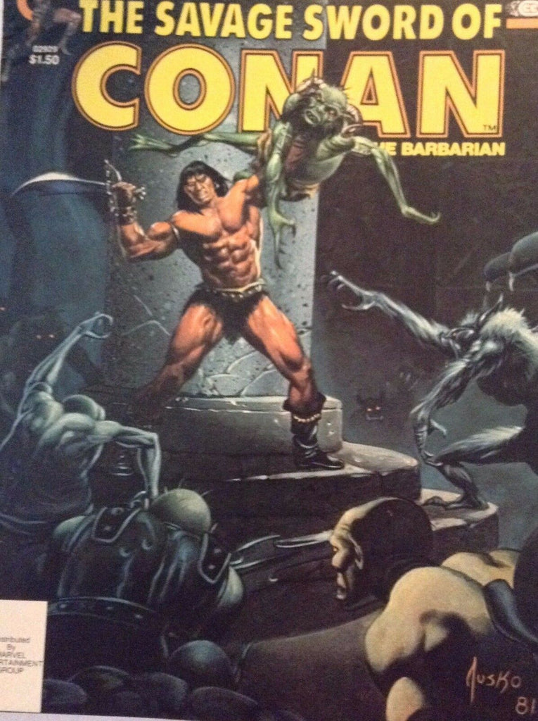 Savage Sword Of Conan Magazine Colossus Of Shem January 1982 No.72 121617nonrh