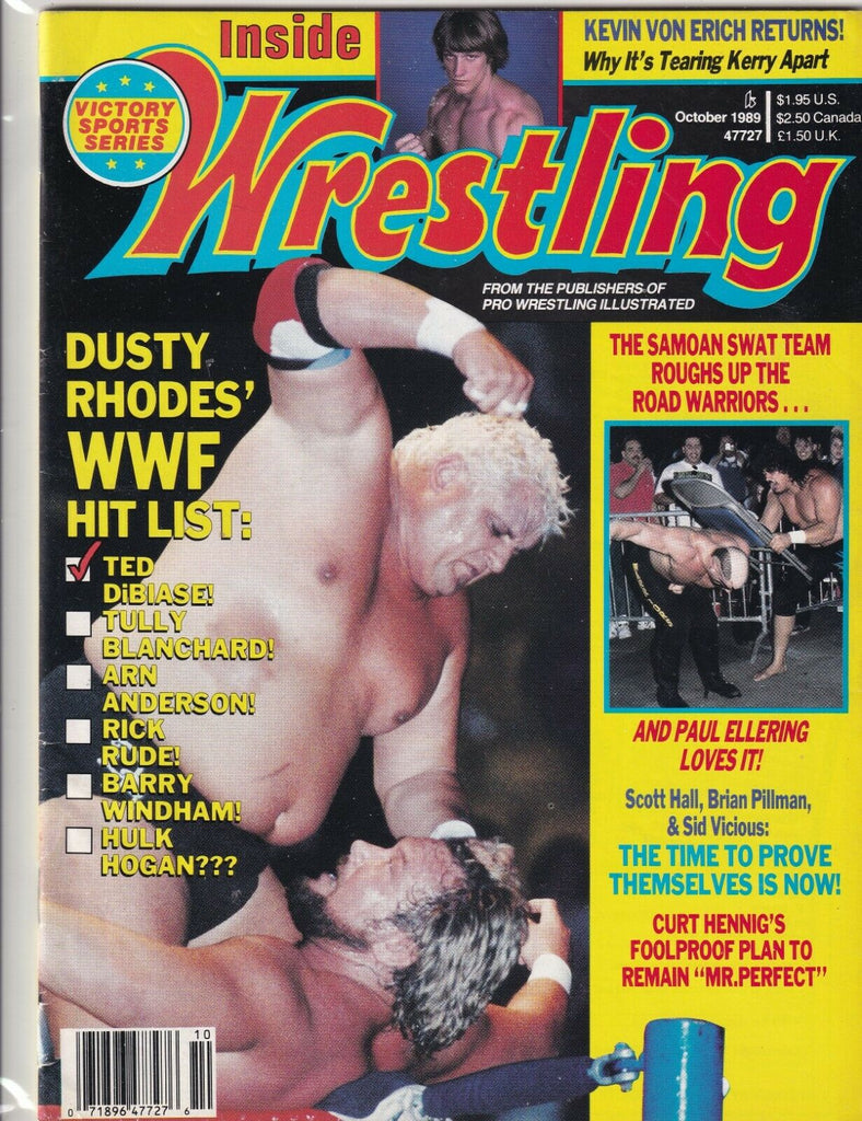 Inside Wrestling Dusty Rhodes Paul Ellering October 1989 061919nonr