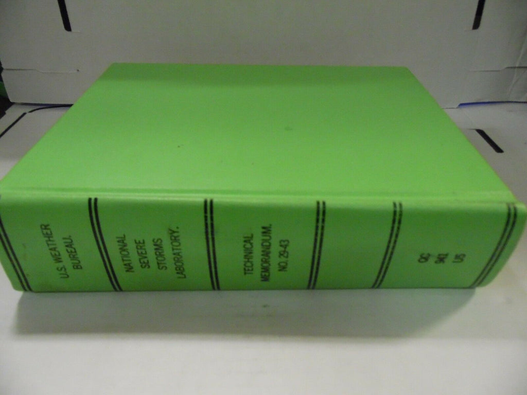 U.S. Weather Bureau Storms Technical Memorandum 29-43 1960's Ex-FAA 112318AME4