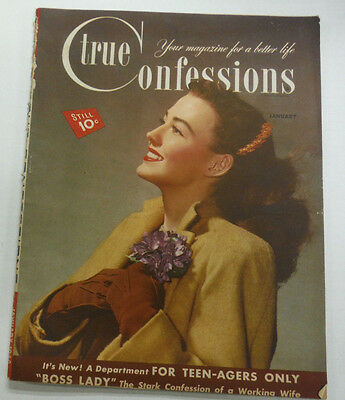 True Confessions Magazine Boss Lady January 1946 070115R