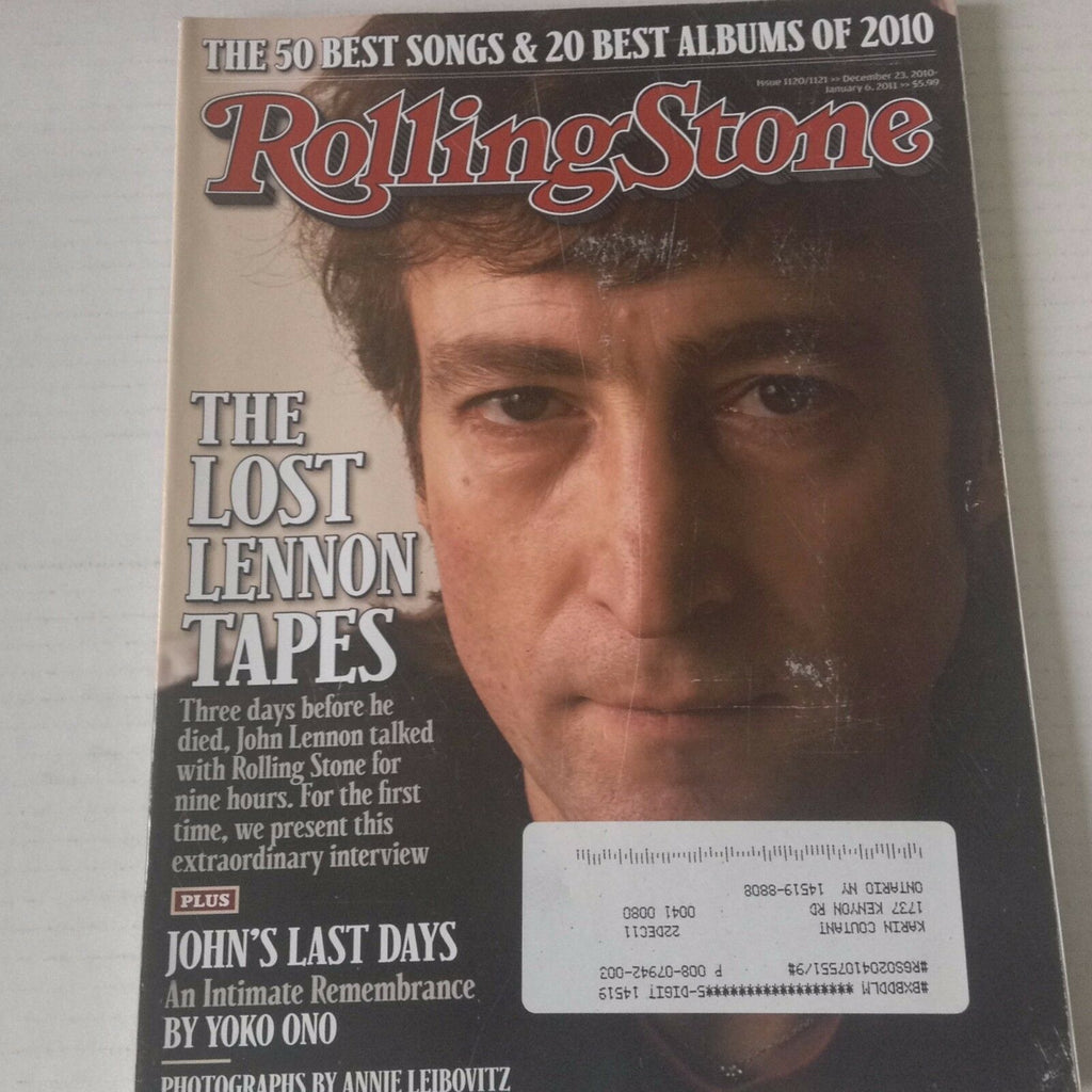 Rolling Stone Magazine Lost John Lennon Files January 6, 2011 051717nonrh