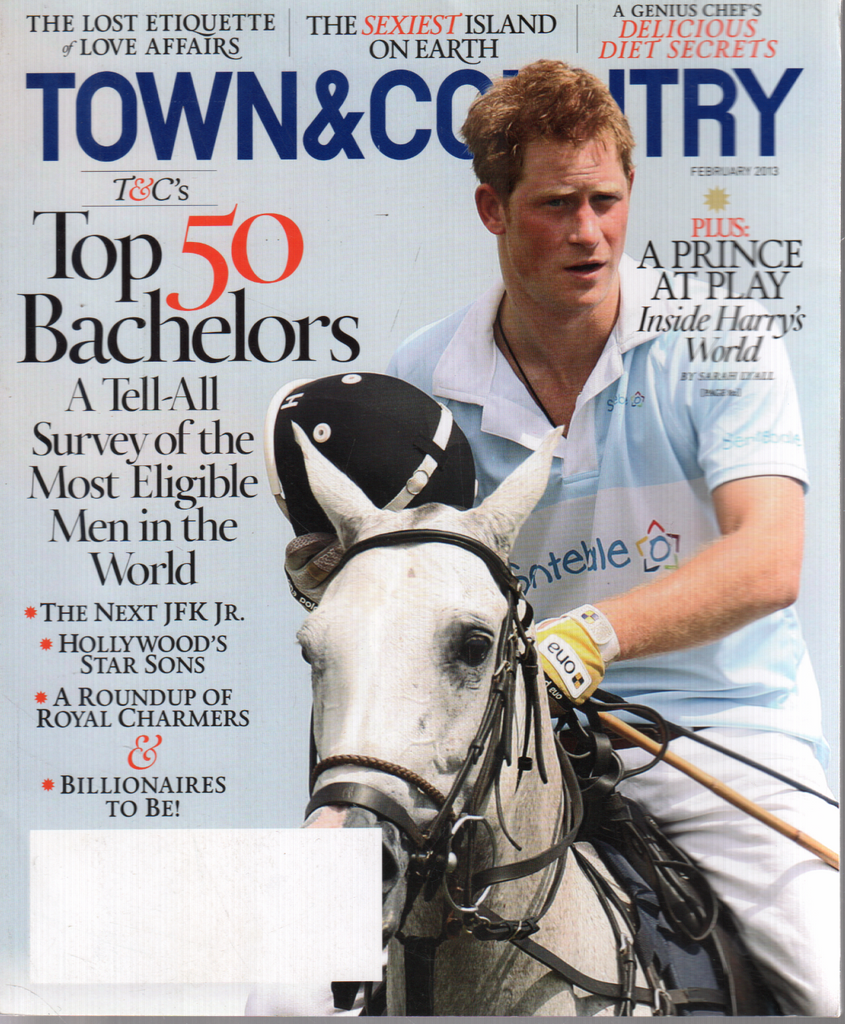 Town & Country February 2013Prince Harry Bottega Veneta 032720DBE