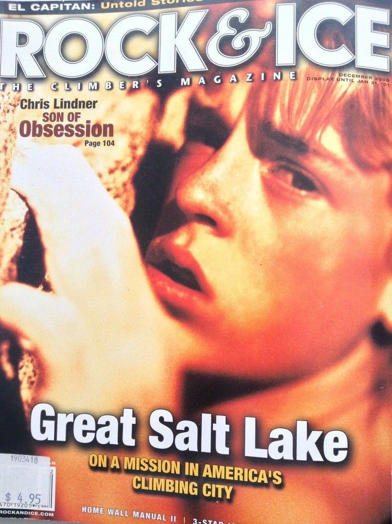 Rock & Ice Magazine Chris Linder Great Salt Lake December 2000 100517NONRH