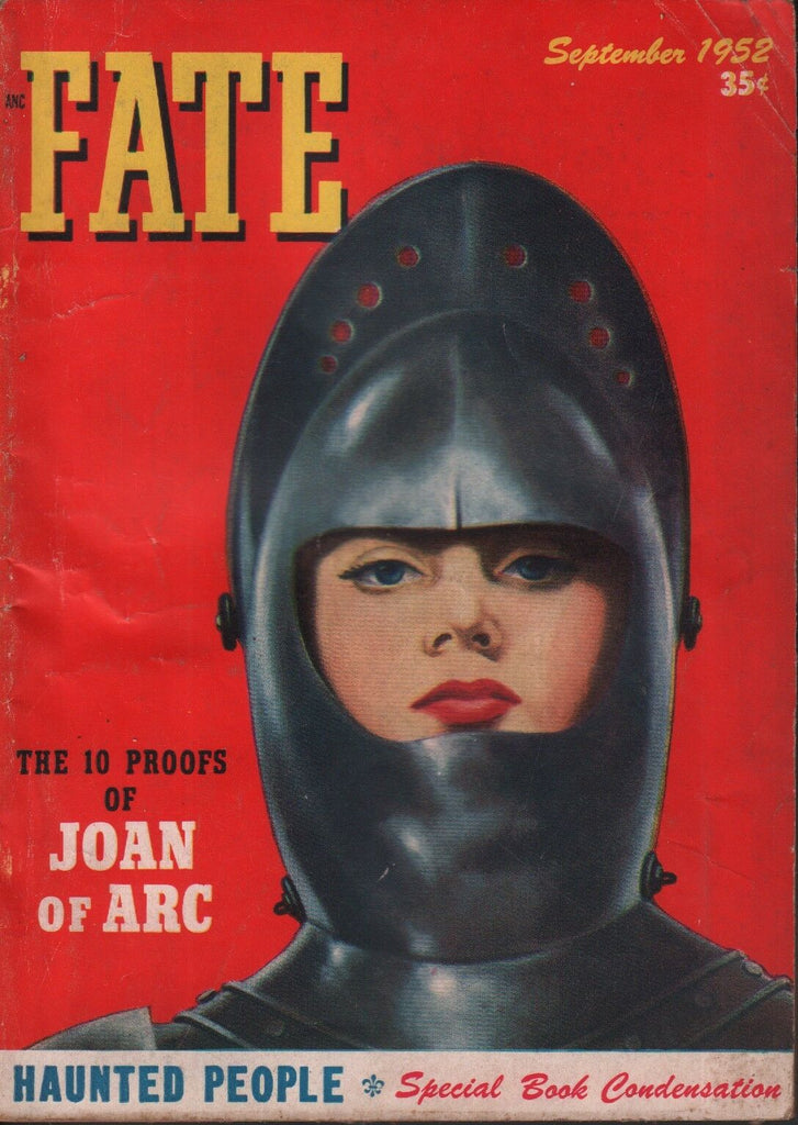 Fate Digest September 1952 Joan Of Arc Edmond Gibson Peg Miller 082118DBE