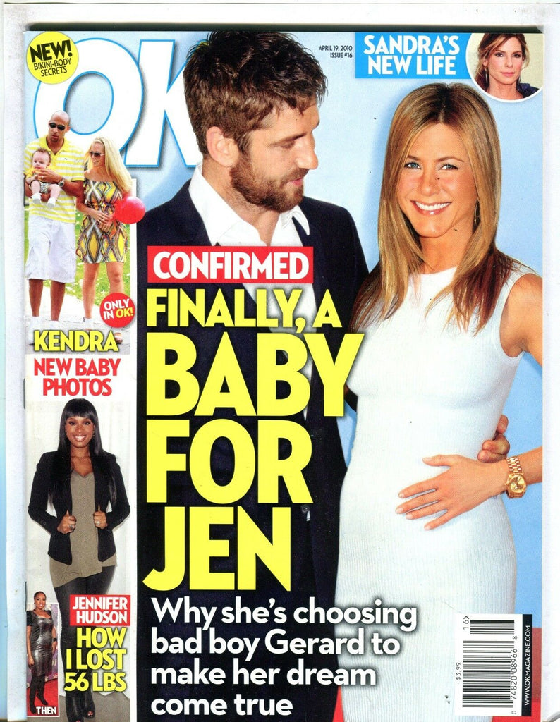 OK! Magazine April 19 2010 Jennifer Aniston EX NO ML 101416jhe