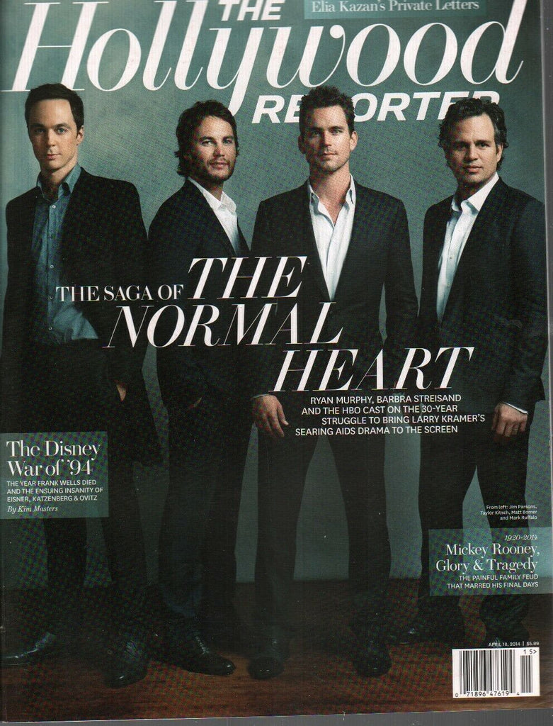 The Hollywood Reporter April 18 2014 Jim Parsons Mark Ruffalo 030920AME