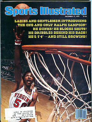 Sports Illustrated Magazine December 17 1979 Ralph Sampson EX 031516jhe