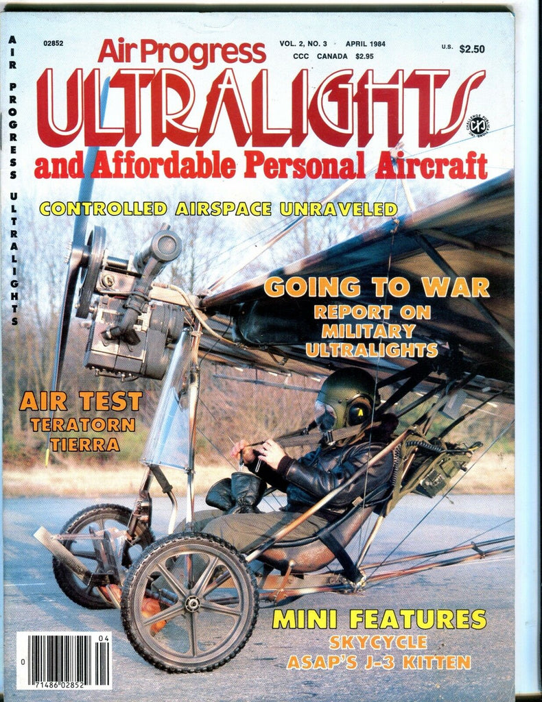 Air Progress Ultralights Magazine April 1984 EX No ML 051817nonjhe