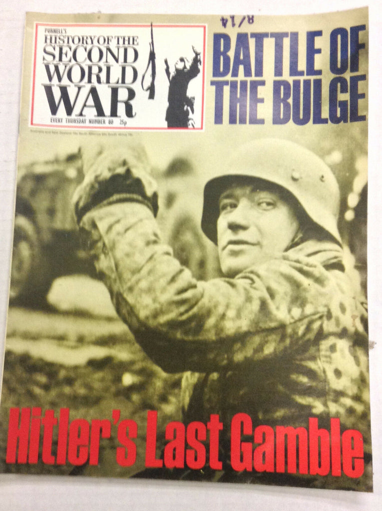 History Of The Second World War Magazine Battle Of The Bulge No.80 1973 122016R2