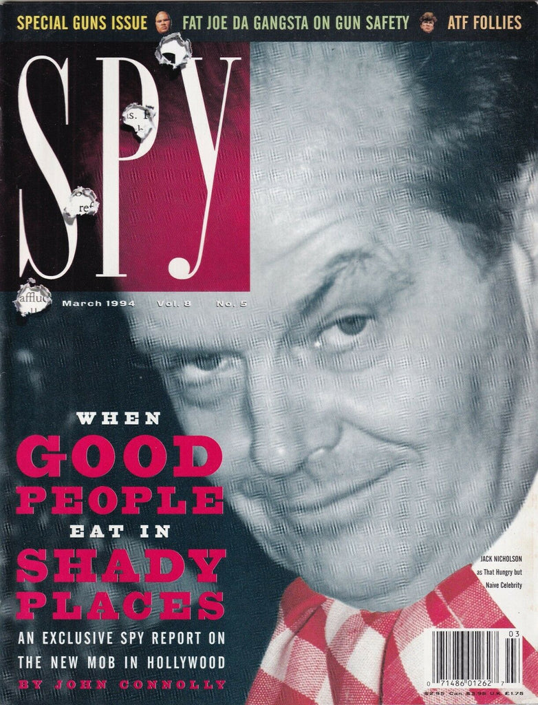 Spy Mag Jack Nicholson Shady Food Spots March 1994 081419nonr