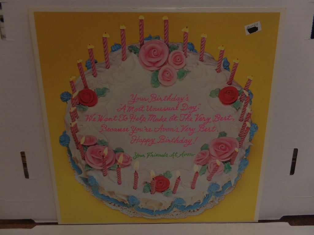 A Most Unusual Day Avon Birthday Record OP 1503 33rpm 110416DBE