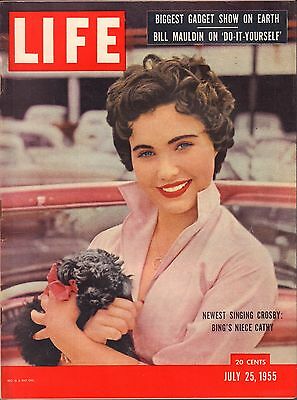 Life Magazine July 25 1955 Birthday, Bill Mauldin VG 042116DBE