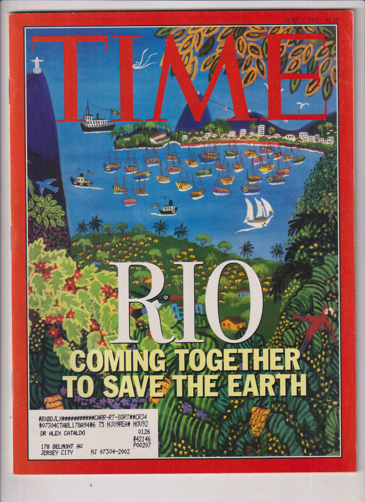 Time Mag Rio Coming Together June 1, 1992 011820nonr