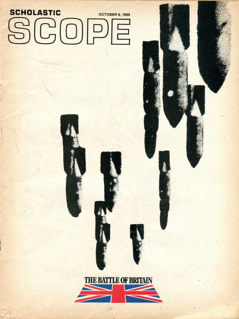 Scholastic Scope Magazine October 6 1969 Battle Of Britain EX 081916jhe