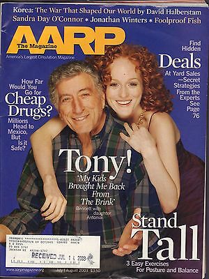 AARP Magazine July / August 2003 Tony Bennett w/ML VG 041816DBE
