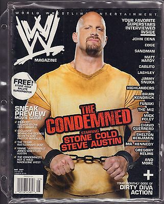 WWE Magazine May 2007 Stone Cold Steve Austin May 2007 No Poster VG 042516DBE