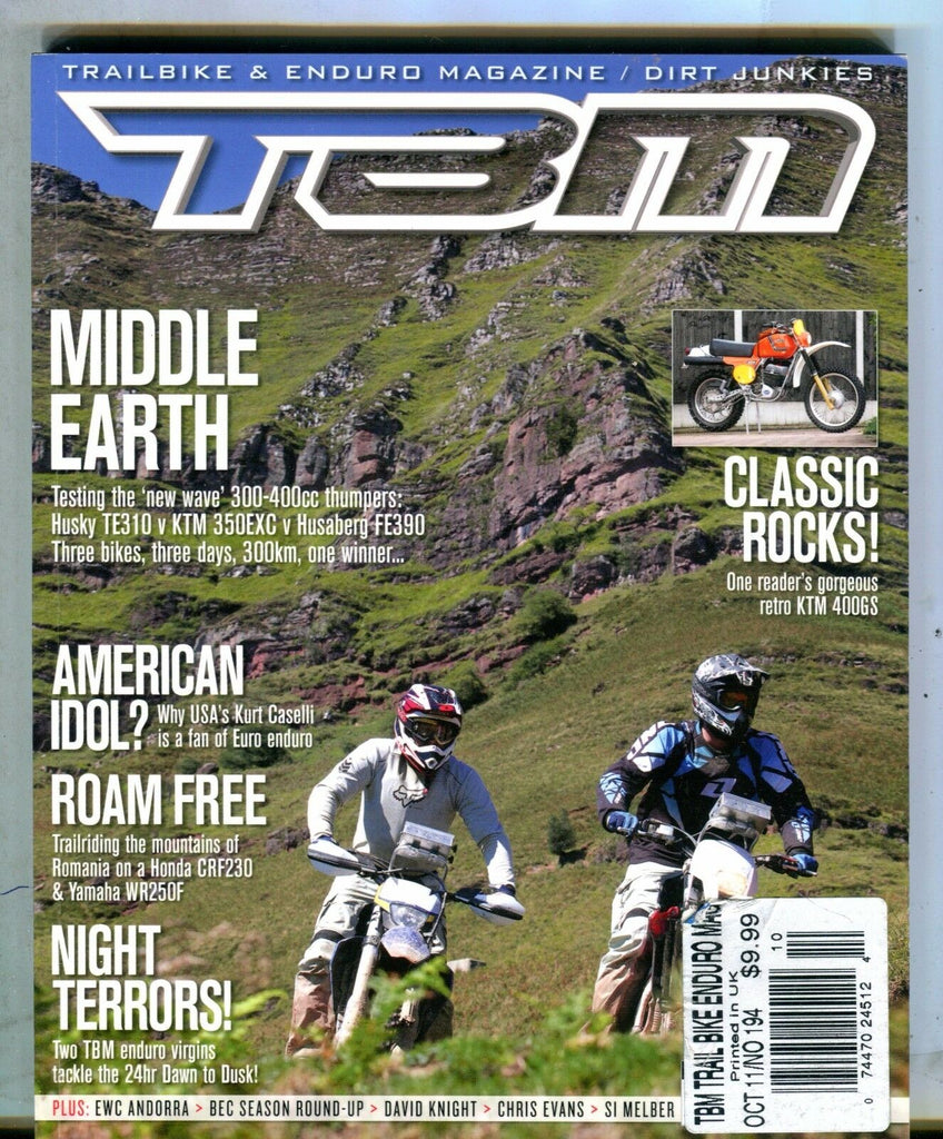 TBM Magazine October 2011 Retro KTM 400GS EX 060617nonjhe