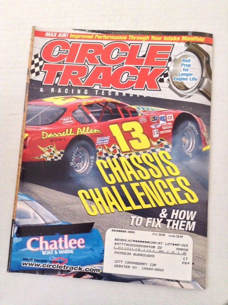 Circle Track Magazine Chassis Challenges December 2005 040517NONRH