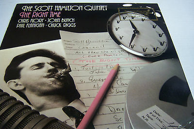 33RPM Jazz Vinyl The Scott Hamilton Quintet The Right Time 021313JDE
