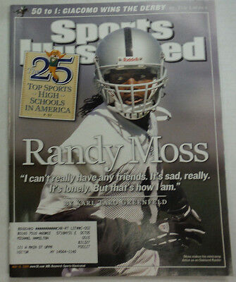 Sports Illustrated Magazine Randy Moss & Giacomo Wins May 2005 WITH ML 051315R