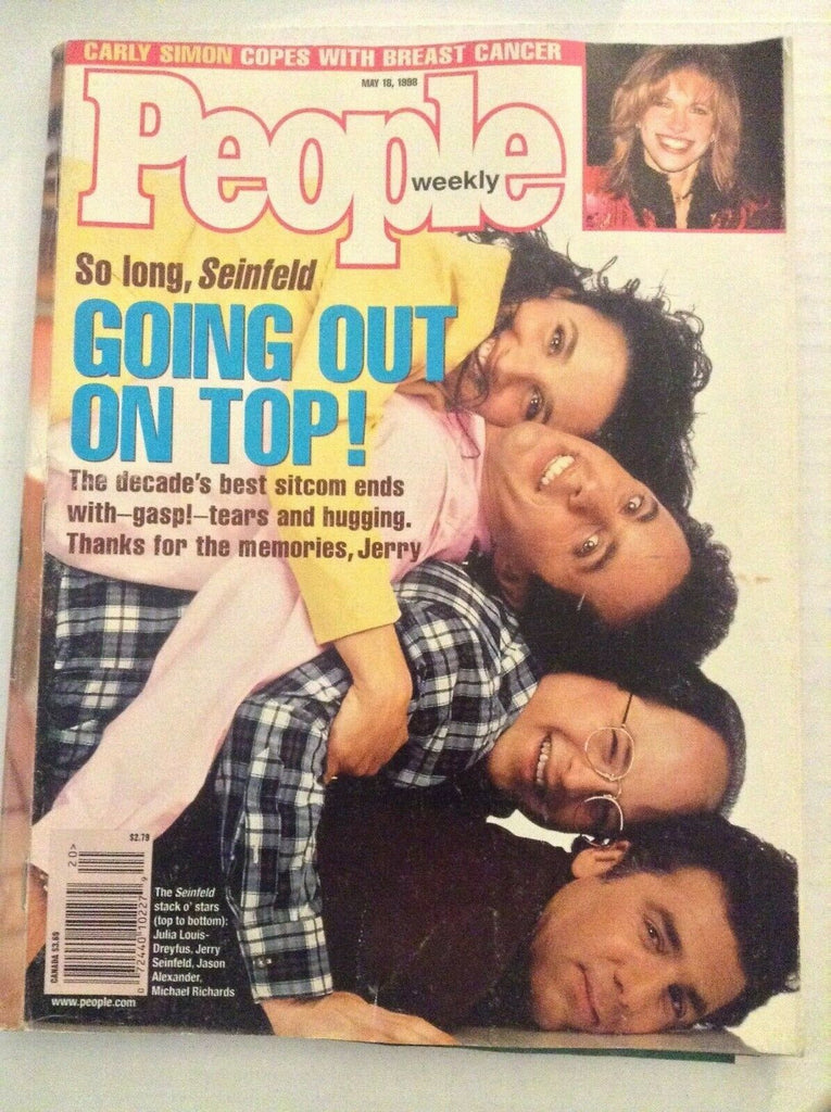 People Weekly Magazine Jerry Seinfeld Julia Dreyfus May 18, 1998 072119nonrh