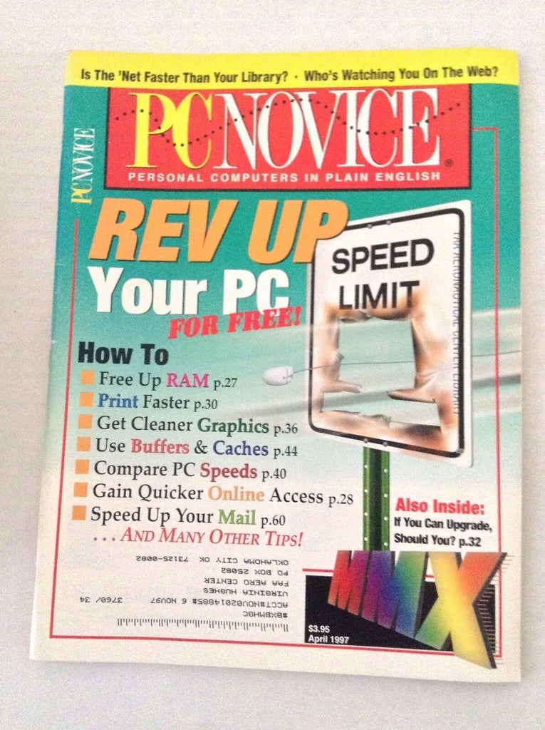 PC Novice Magazine Rev Up Your PC April 1997 022717NONRH