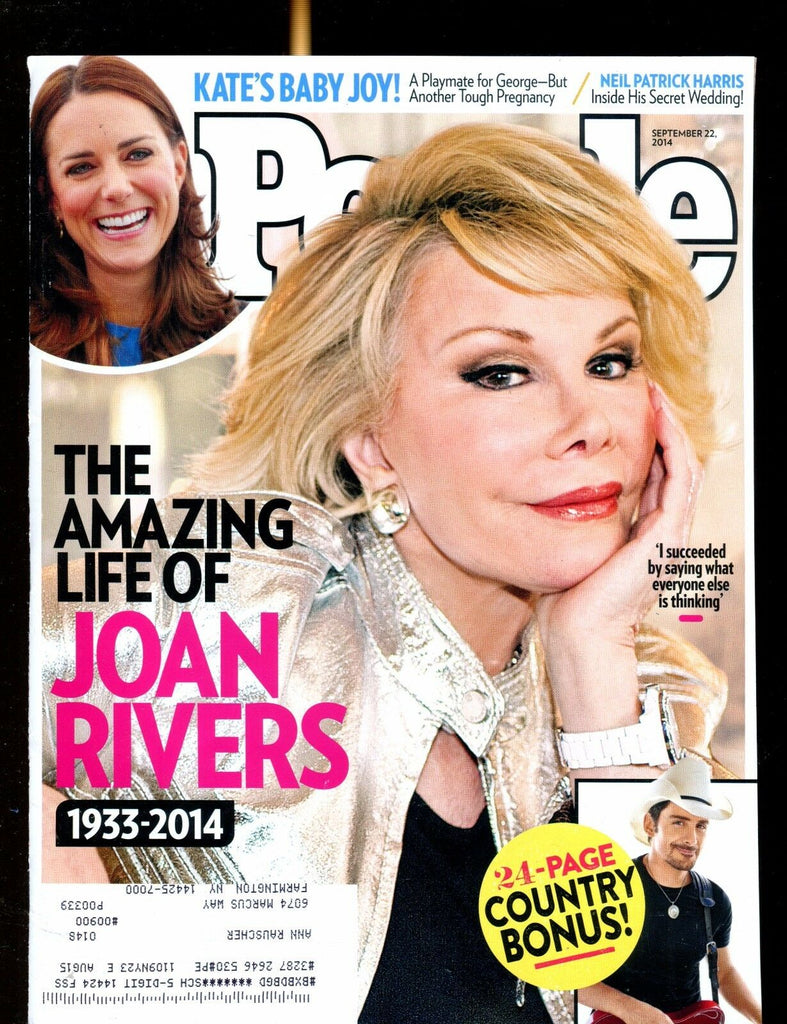 People Magazine September 22 2014 Joan Rivers EX w/ML 021917jhe