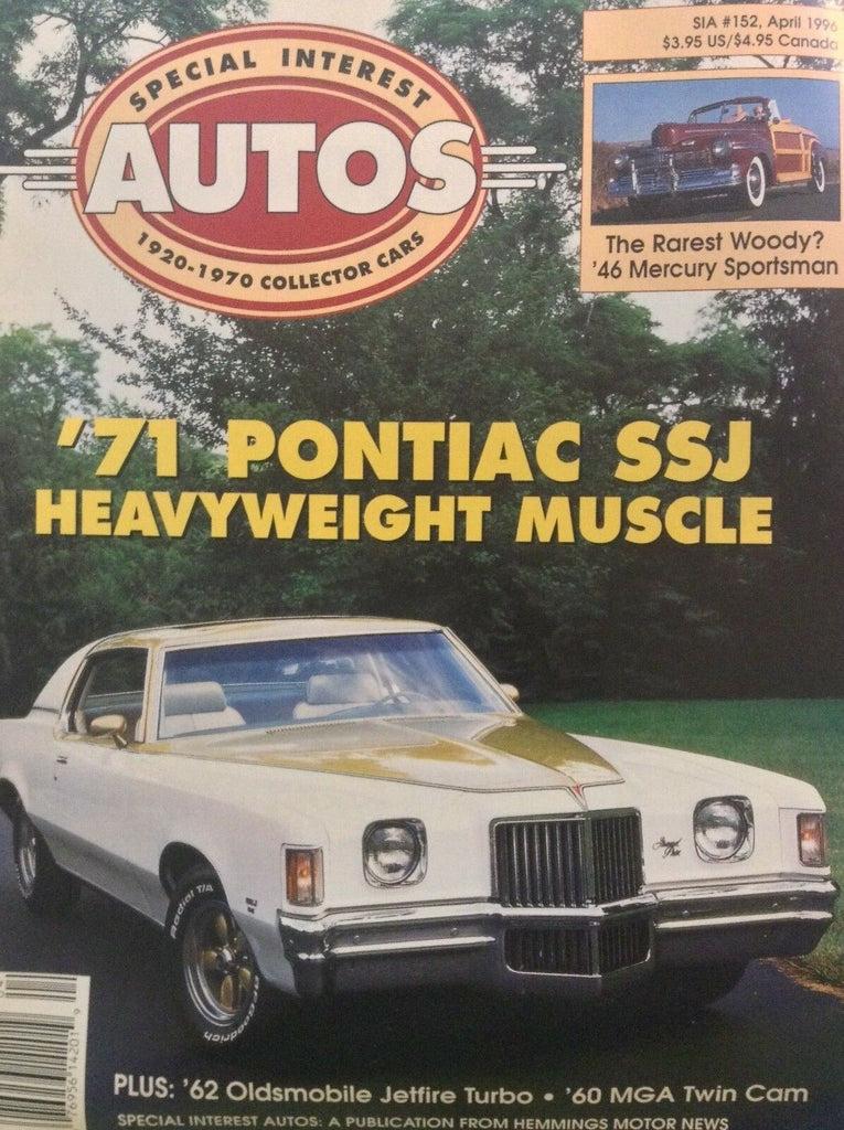Special Interest Autos Magazine 1971 Pontiac SSJ Muscle April 1996 042118nonrh