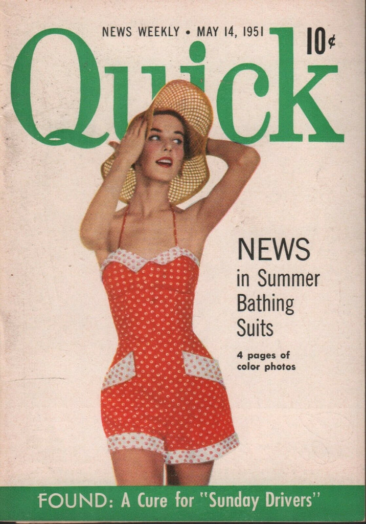 Quick News Weekly May 14 1951 Gisele MacKenzie Cheesecake Pin Up 070819AME
