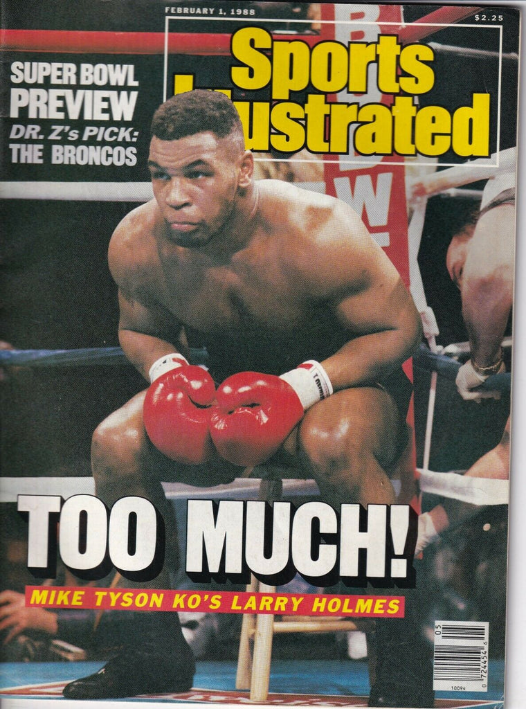 Sports Illustrated Magazine Mike Tyson Larry Holmes February 1, 1988 021219nonr