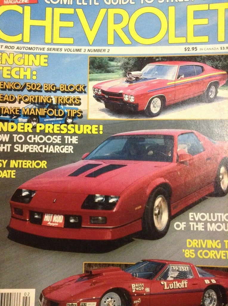 Hot Rod Magazine Chevrolet Special Engine Tech Vol.3 No.2 012919nonr
