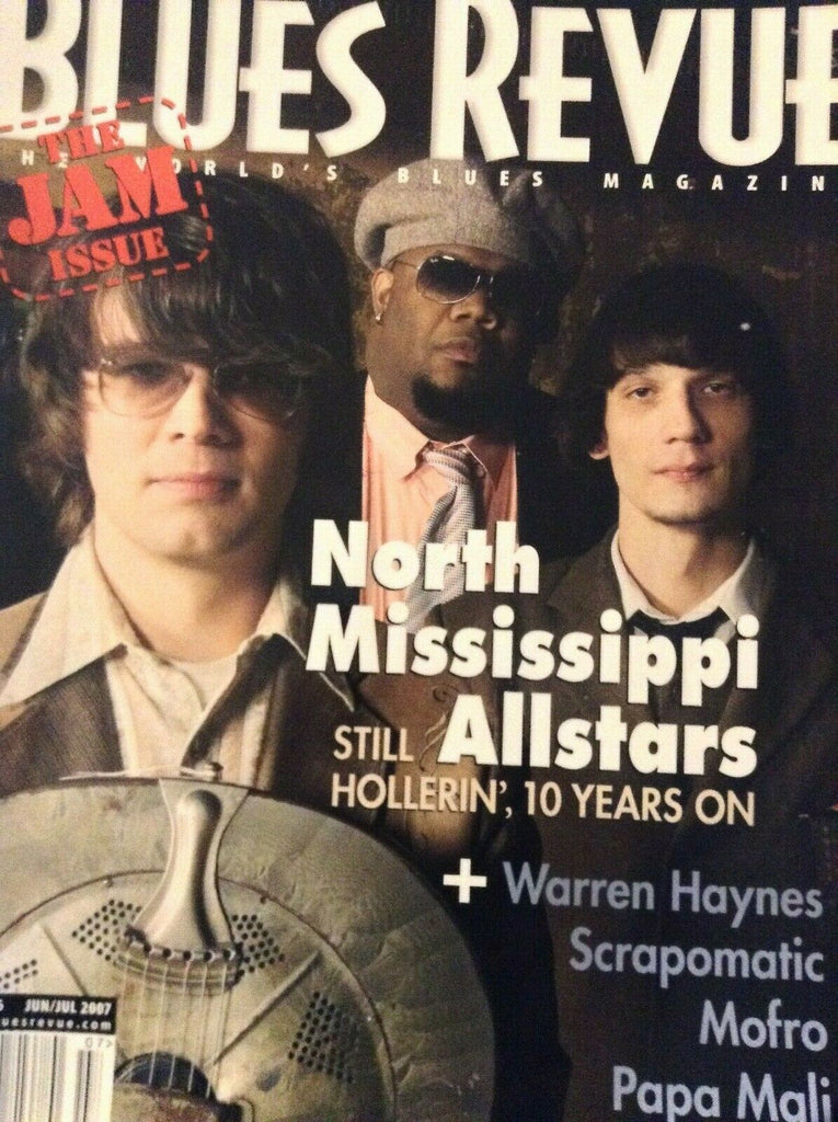 Blues Revue Magazine Warren Haynes Scrapomatic June/July 2007 021119nonrh