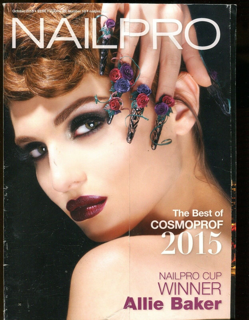 Nailpro Magazine October 2015 Allie Baker EX No ML 121516jhe