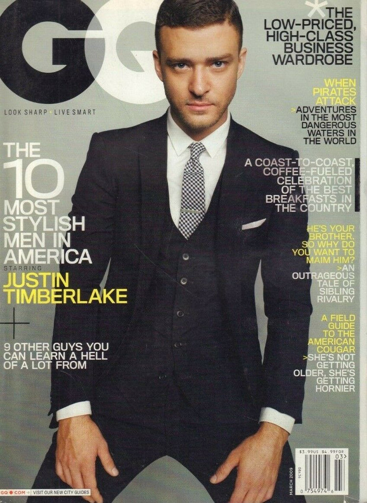 GQ March 2009 Justin Timberlake Tom Waits 011719DBE