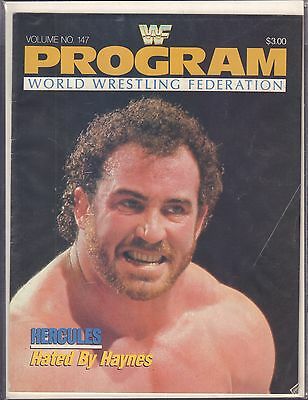 WWF Program Vol.147 Hercules Hated by Haynes VG 050416DBE
